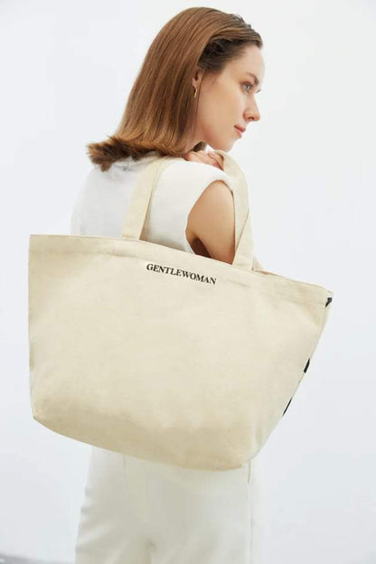 GW Plain Wall Tote (Cream)