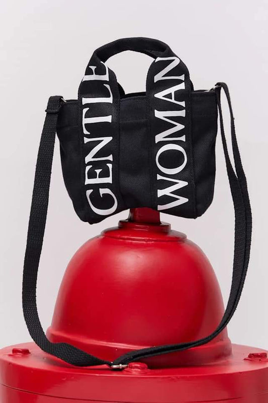 GW Logo Strap Micro Tote Bag (Black)