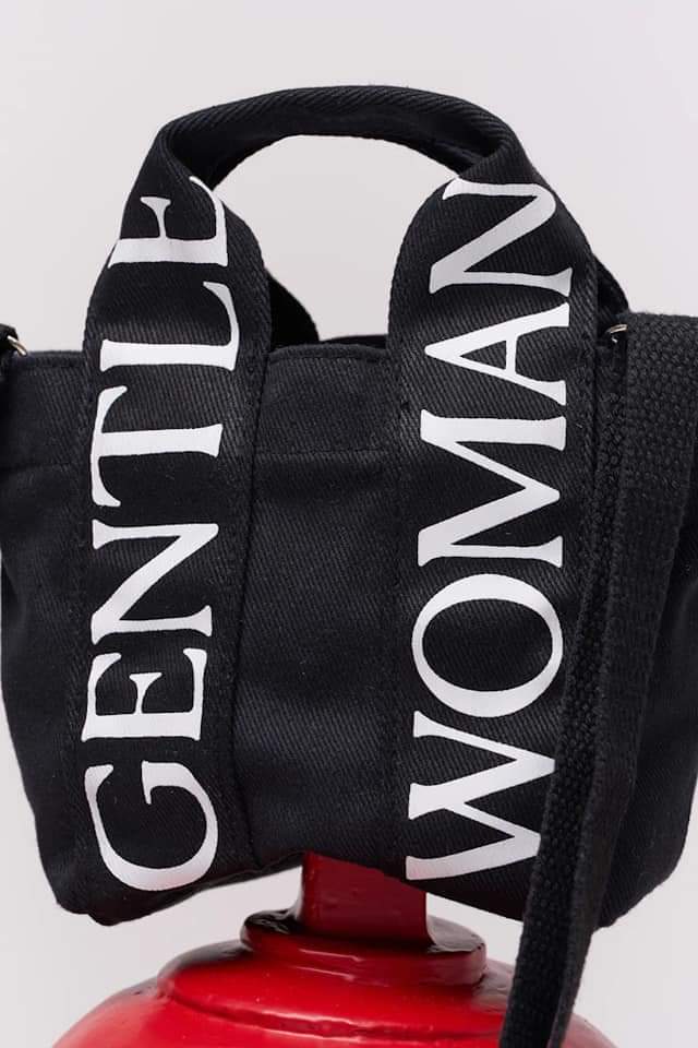 GW Logo Strap Micro Tote Bag (Black)