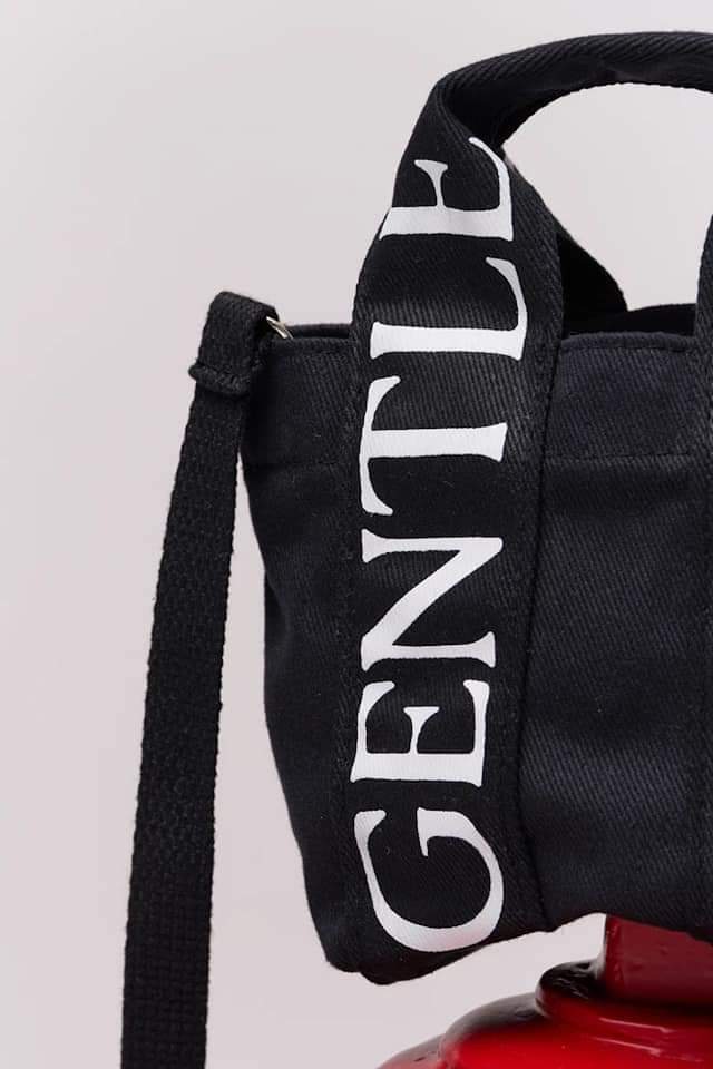 GW Logo Strap Micro Tote Bag (Black)