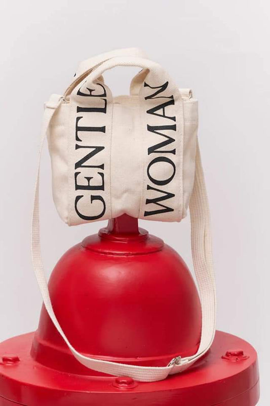 GW Logo Strap Micro Tote Bag (Cream)