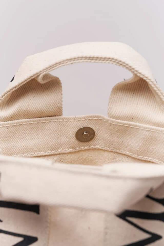 GW Logo Strap Micro Tote Bag (Cream)