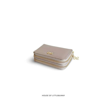 Double Zip Wallet PU