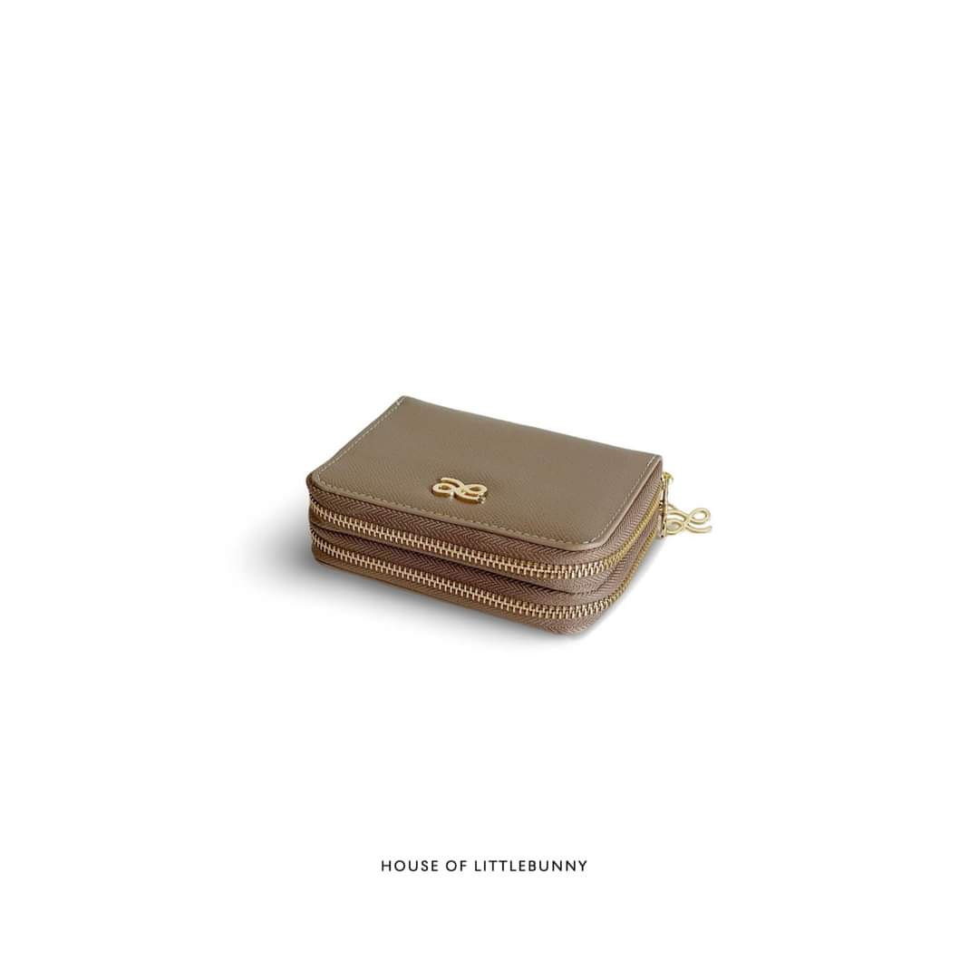 Double Zip Wallet PU