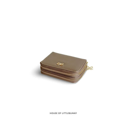 Double Zip Wallet PU