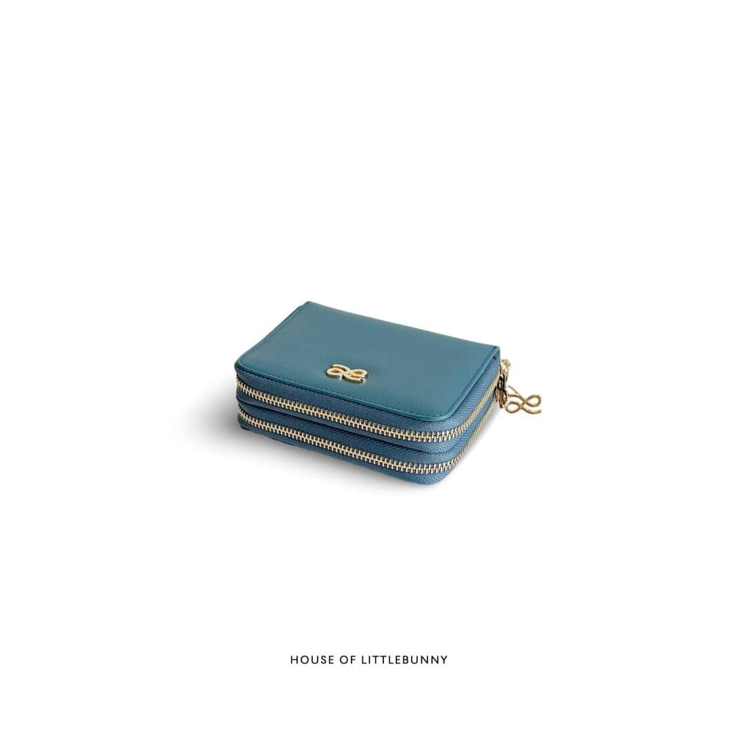 Double Zip Wallet PU