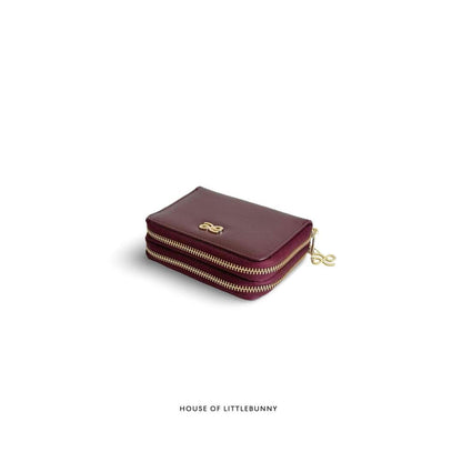 Double Zip Wallet PU