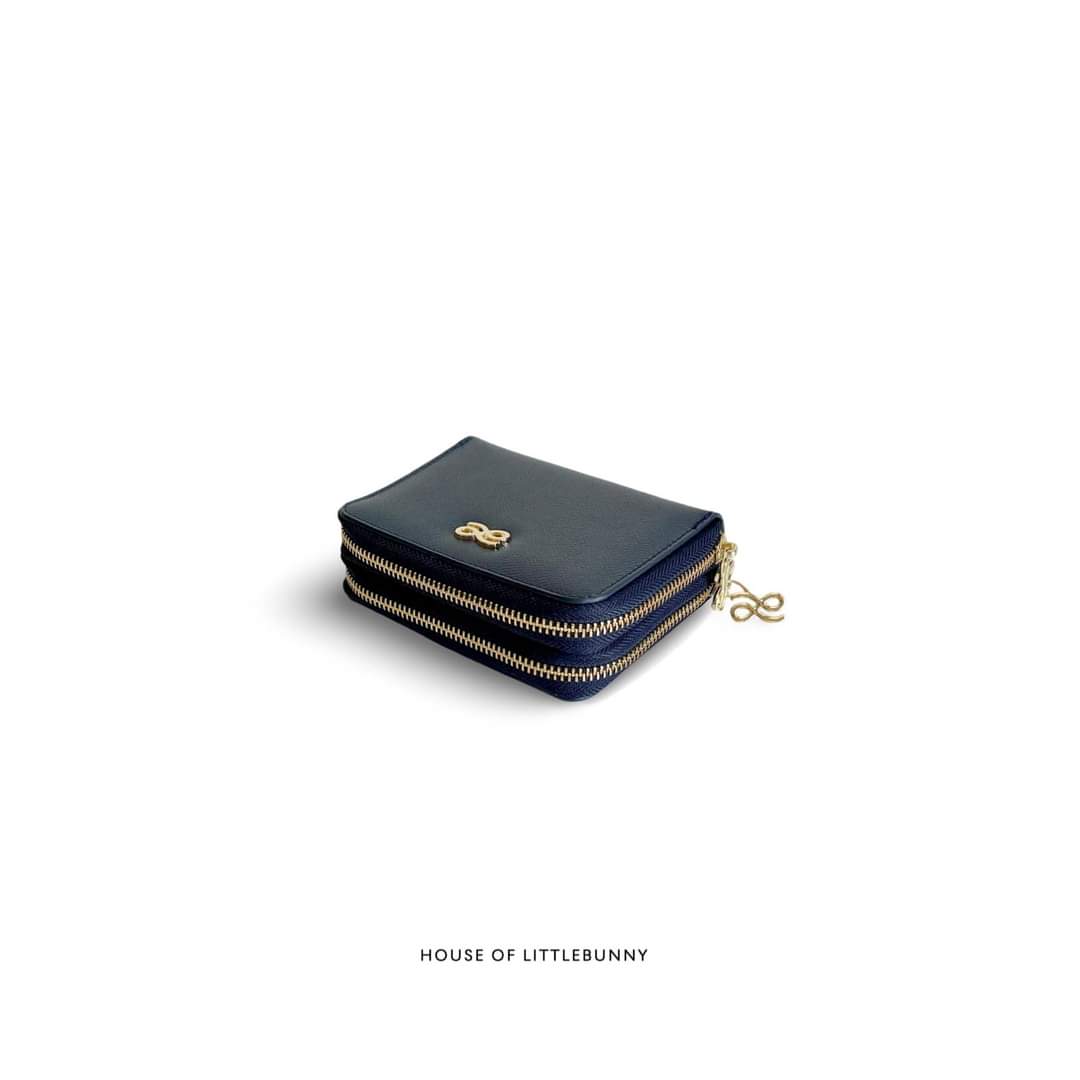 Double Zip Wallet PU