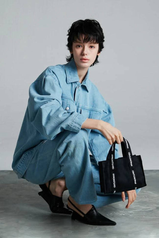 GW Micro Box Tote Bag (Black)