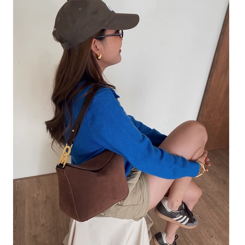 Matter Suede PU - Dark Brown
