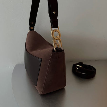 Matter Suede PU - Dark Brown