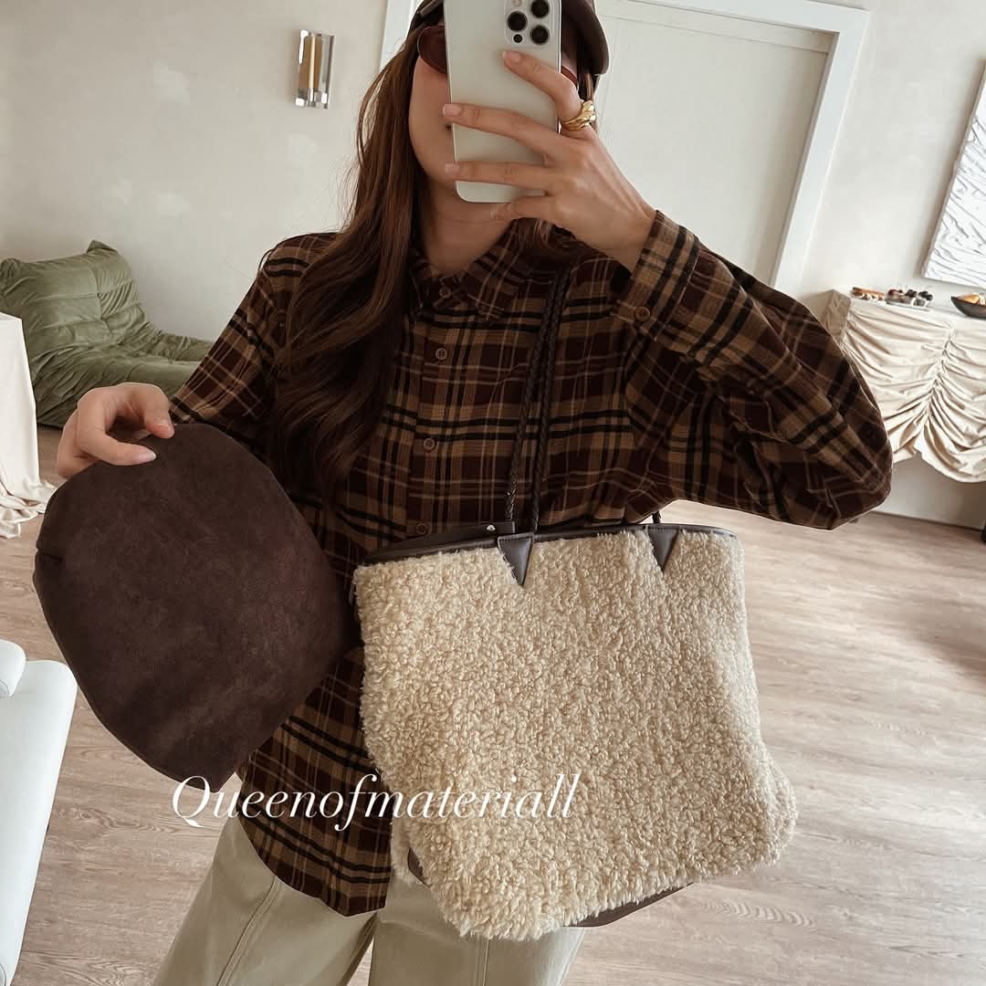 Abbi Suede PU - Dark Brown