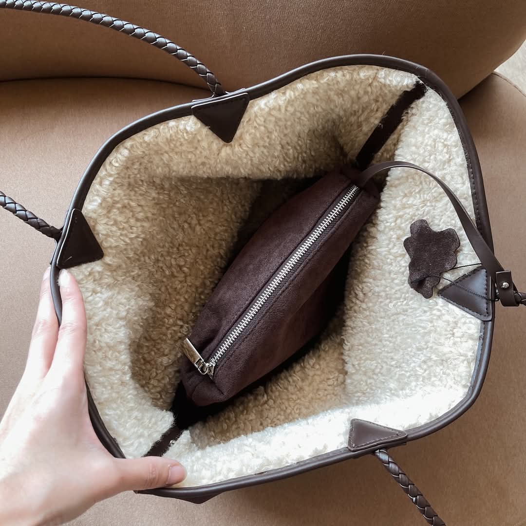 Abbi Suede PU - Dark Brown