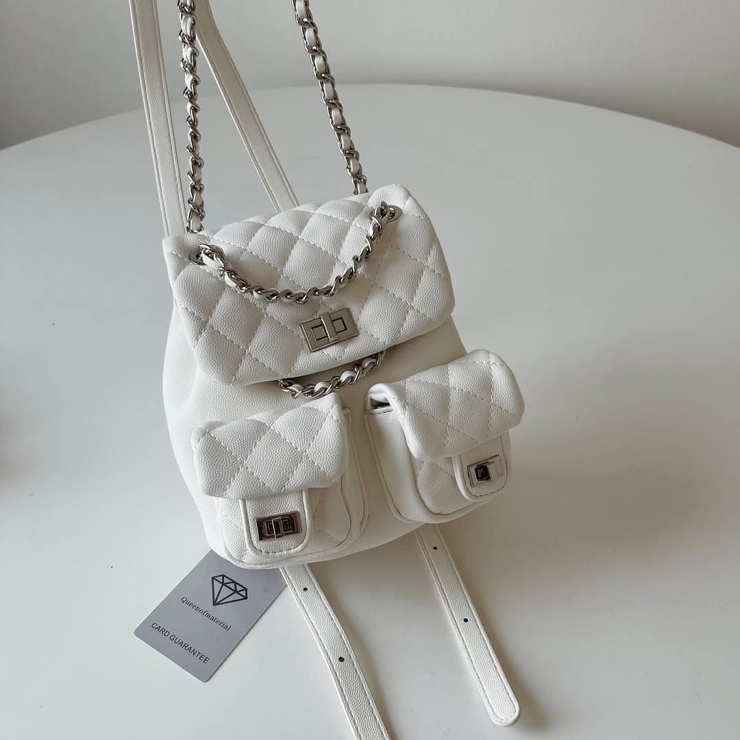 Backpack PU - White