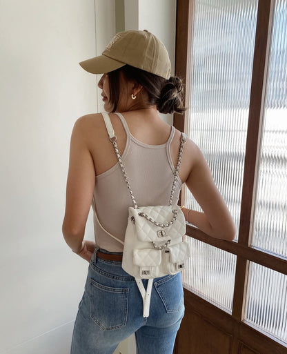 Backpack PU - White