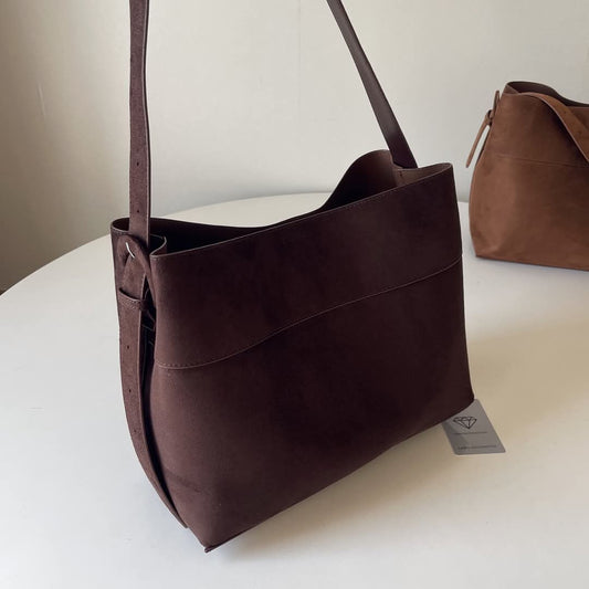 Evie (Suede) - Dark Brown