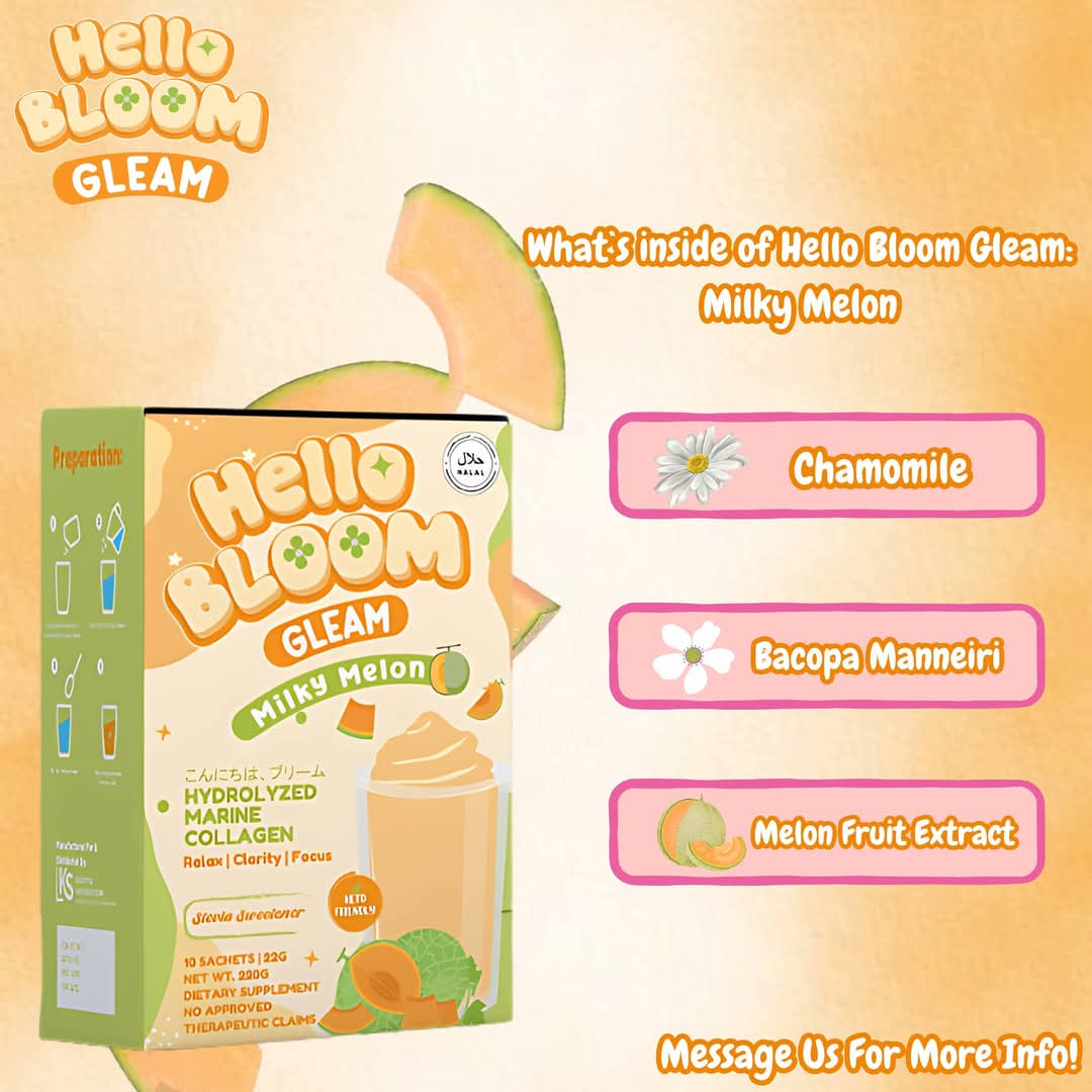Kiray's Hello Bloom Gleam, Milky Melon