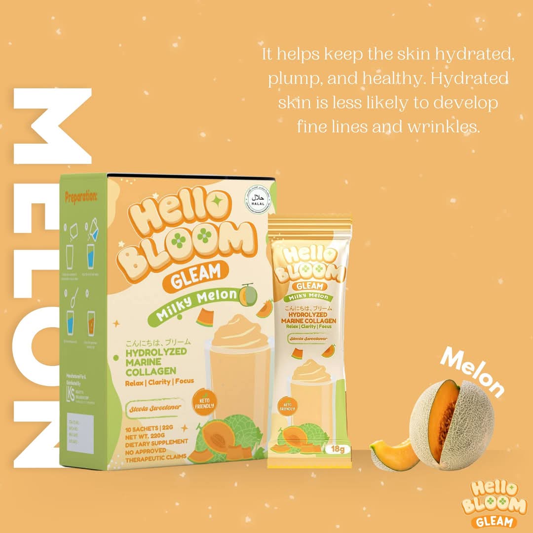 Kiray's Hello Bloom Gleam, Milky Melon