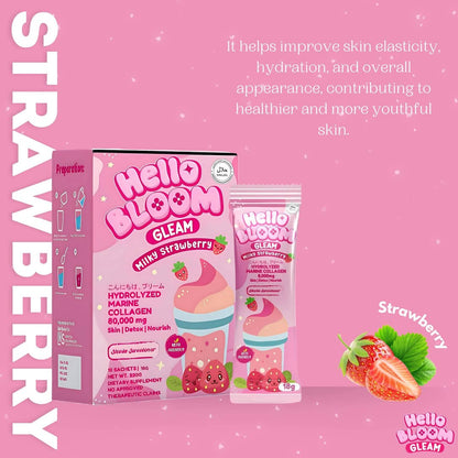 Kiray's Hello Bloom Gleam, Milky Strawberry
