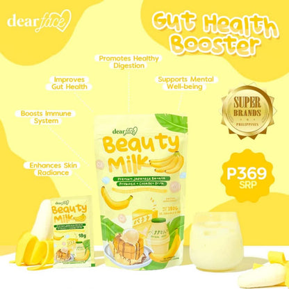 Dear Face Beauty Milk Banana Probiotic + Collagen Drink