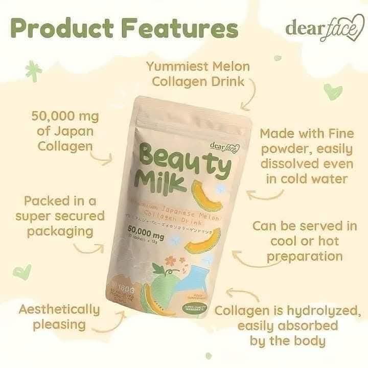 Beauty Milk Premium Japanese Mellon Collagen Drink