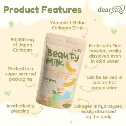 Beauty Milk Premium Japanese Mellon Collagen Drink