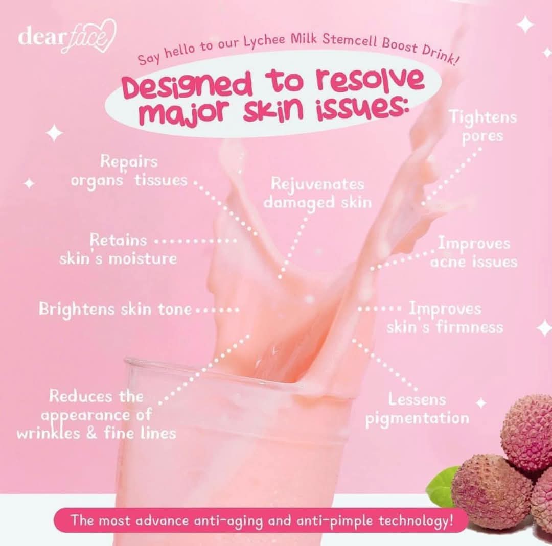 Beauty Milk Premium Japanese Lychee Swiss Stemcell Drink