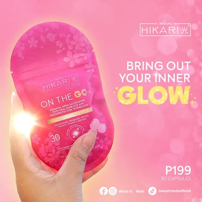 HIKARI ULTRA ON THE GO Premium Japan Glutathione - 30 capsules