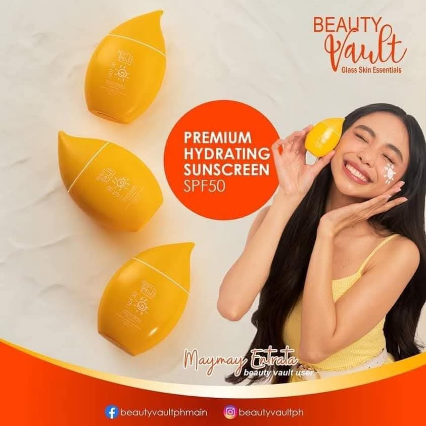 Beauty Vault Premium Hydrating Sunscreen SPF50 50g
