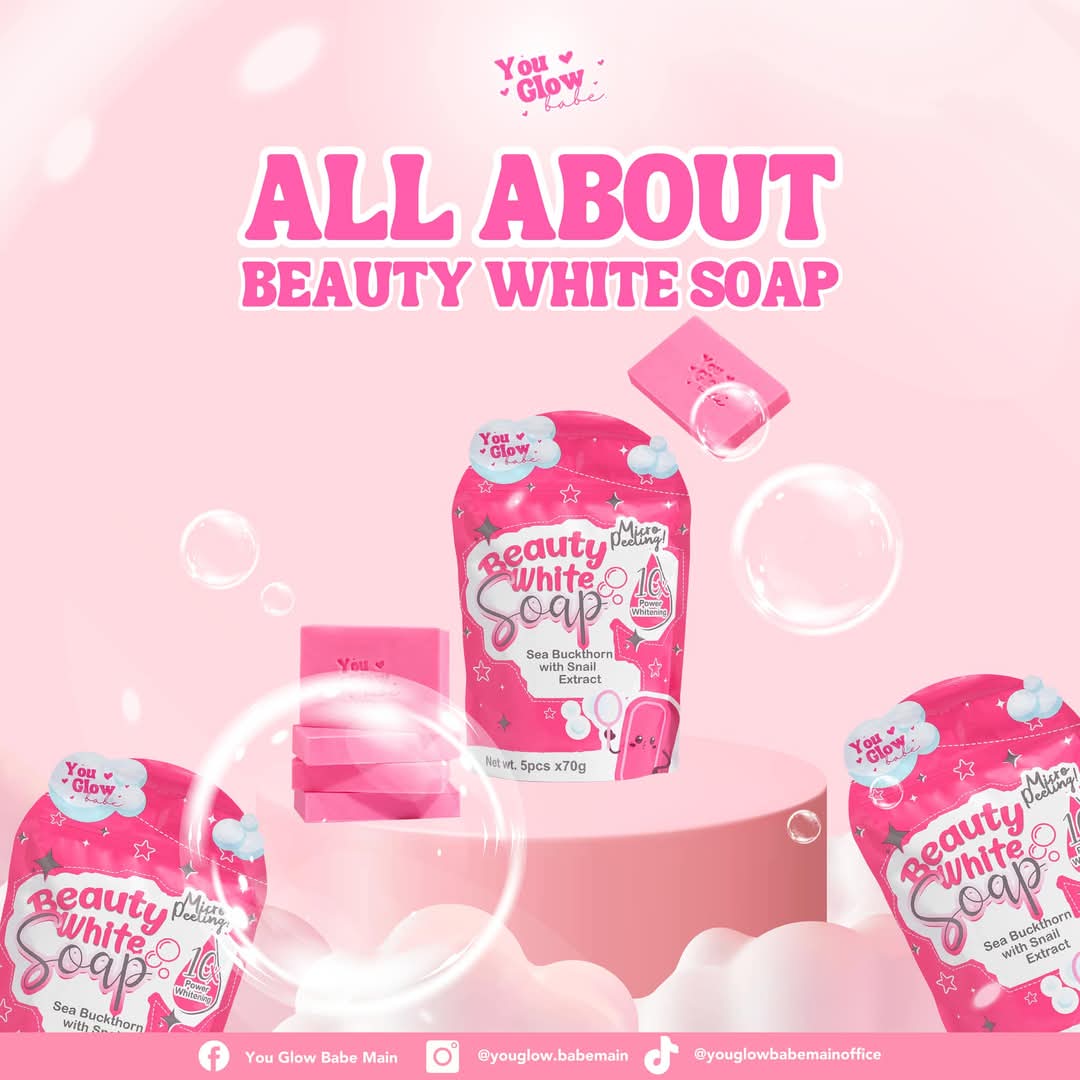 You Glow Babe Beauty White Soap 5 Bars X 70g