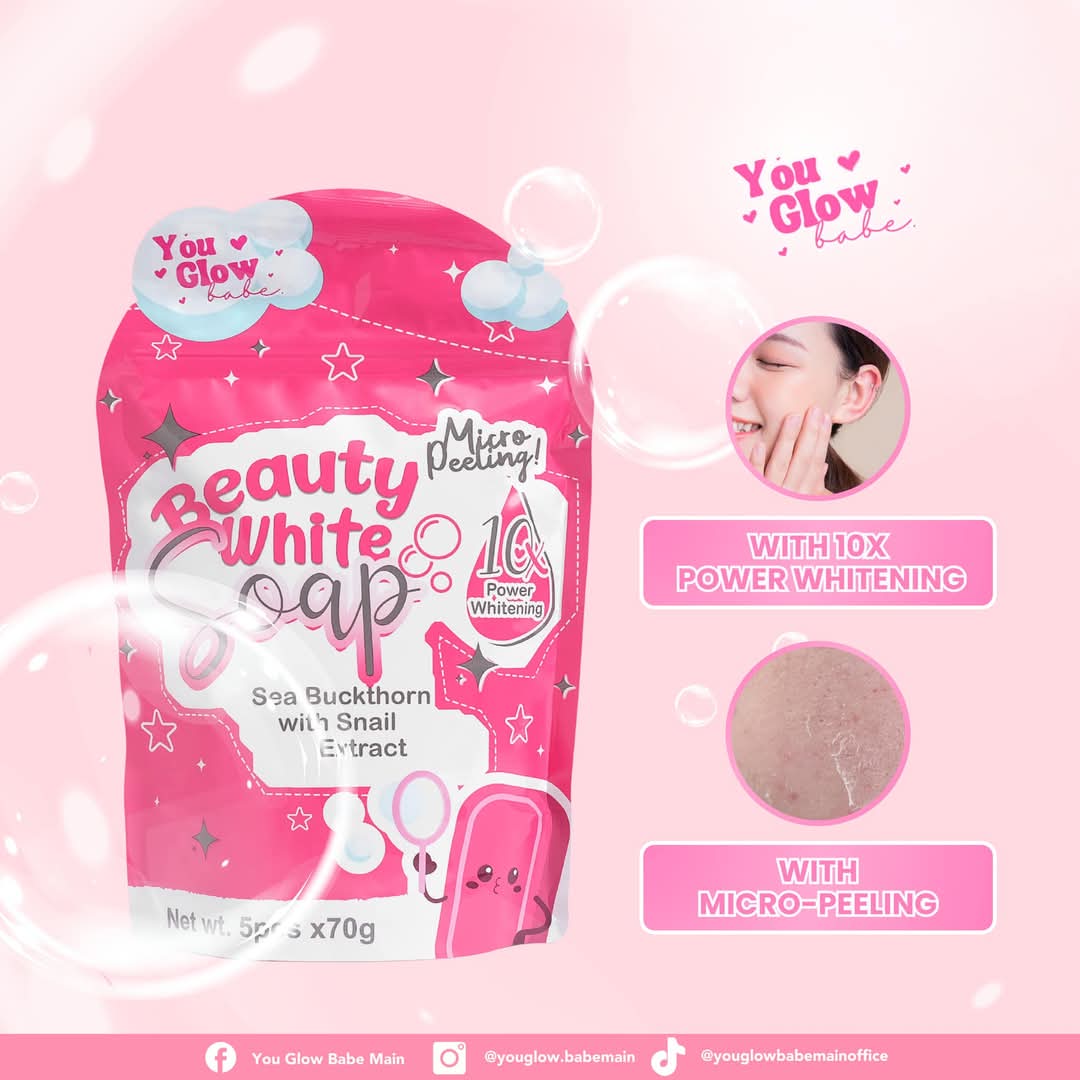 You Glow Babe Beauty White Soap 5 Bars X 70g