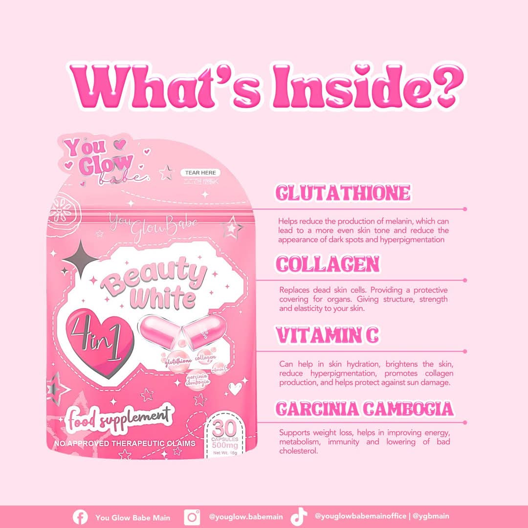 You Glow Babe Beauty White 4 in 1 Capsule