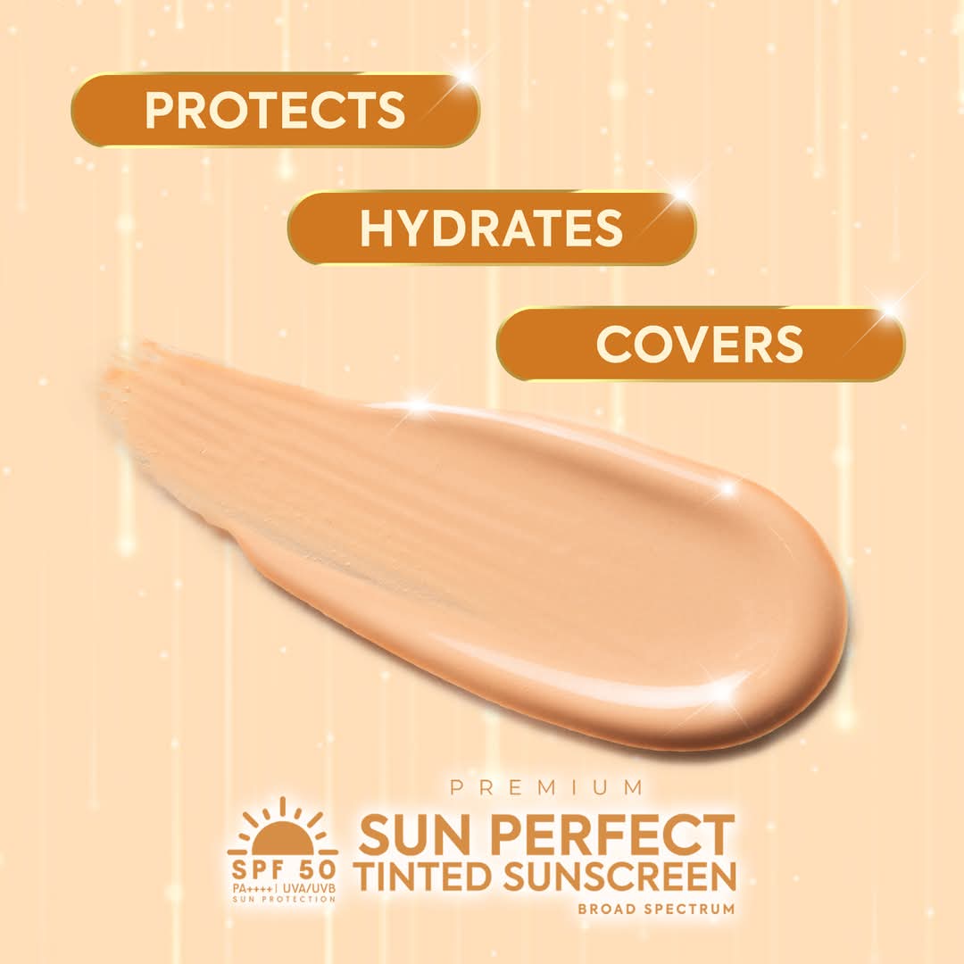 Hikari Skin Essentials Premium Sun Perfect Tinted Sunscreen SPF50 PA++++