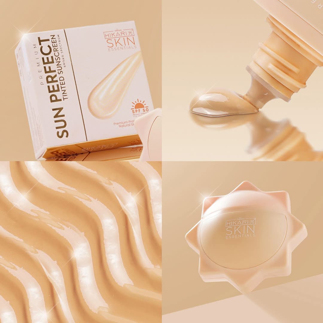 Hikari Skin Essentials Premium Sun Perfect Tinted Sunscreen SPF50 PA++++