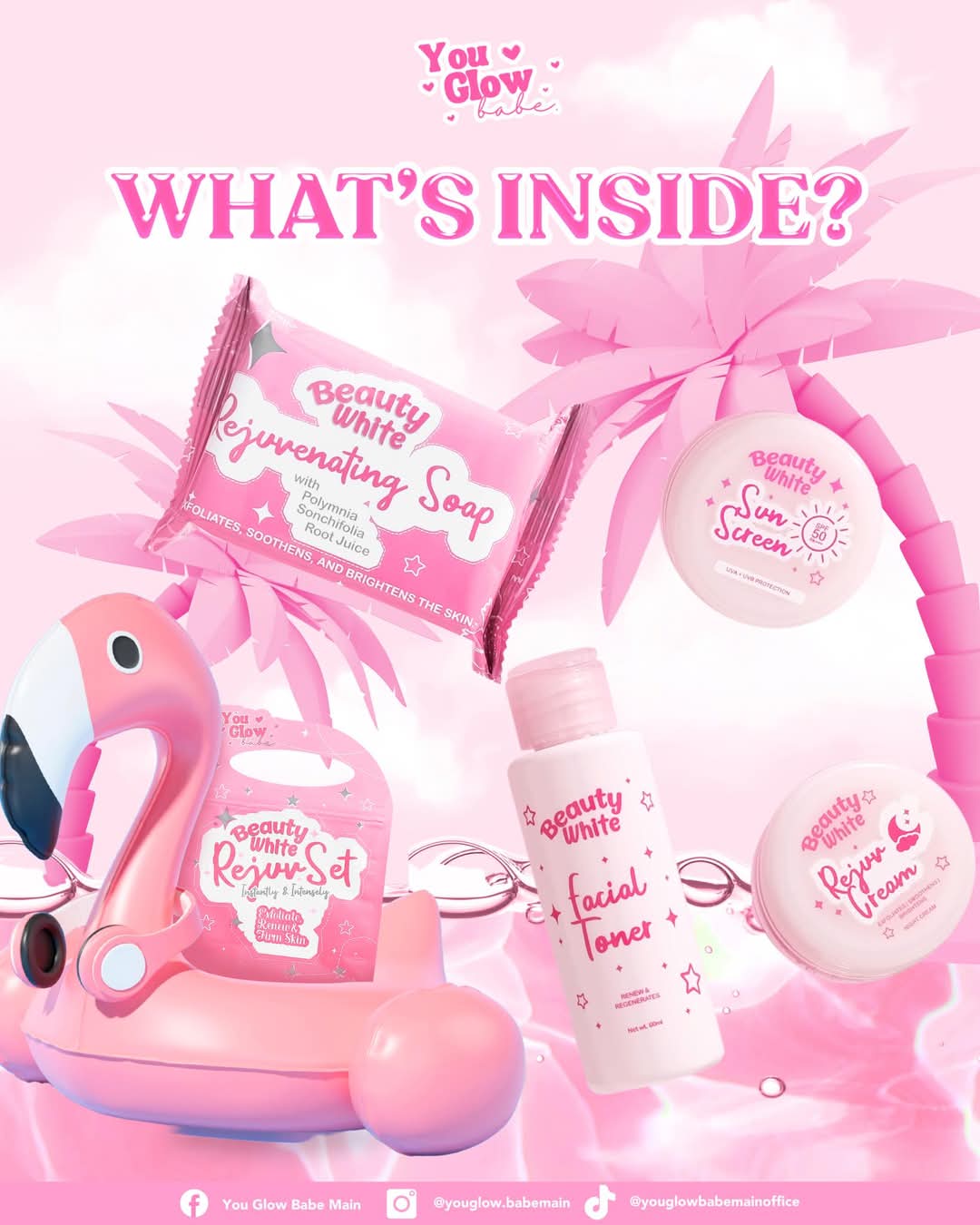 You Glow Babe Beauty White Rejuvenating Set