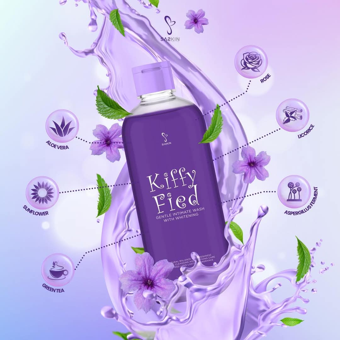 SaSkin Kiffy Fied Gentle Intimate Wash with Whitening 150ml