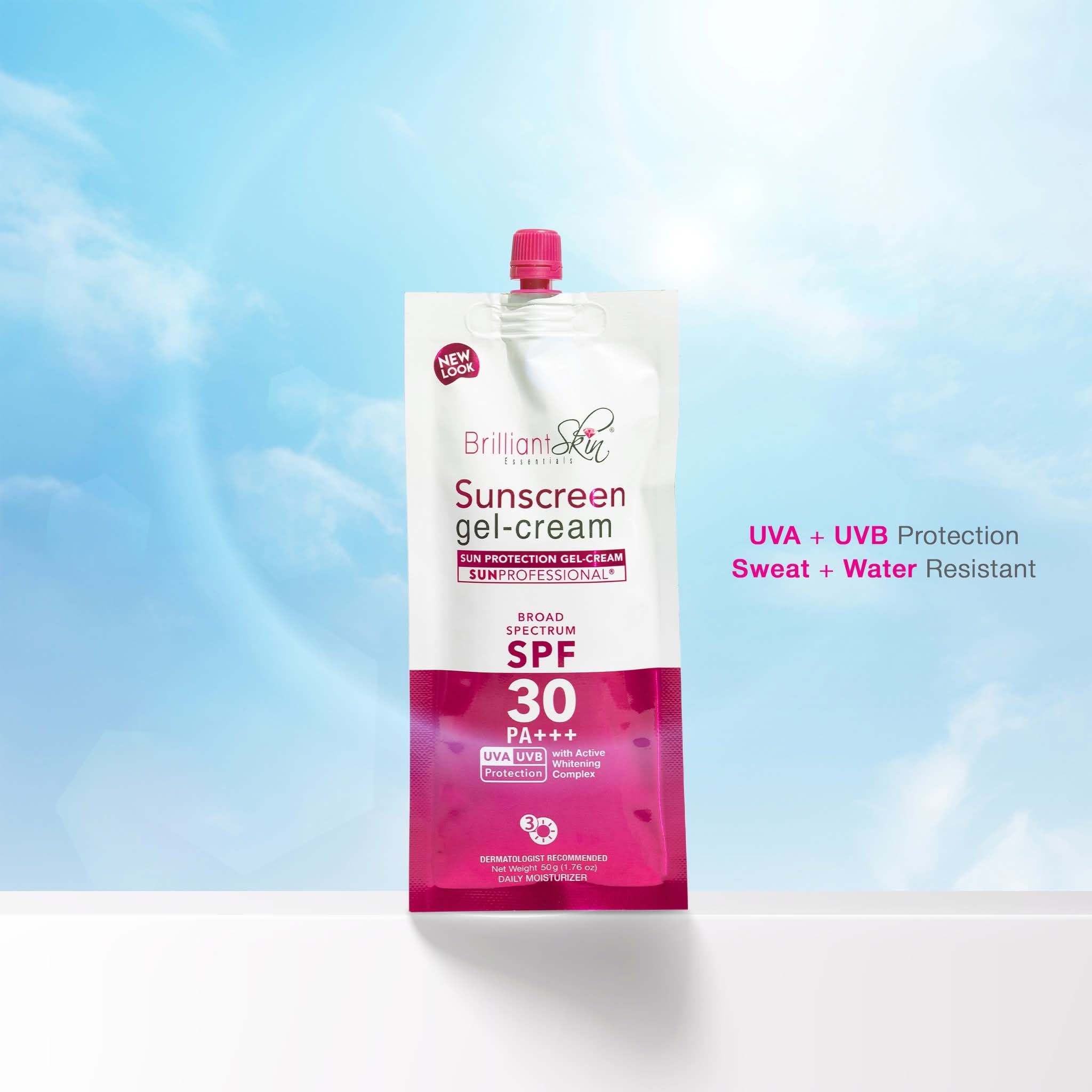 Brilliant Skin Essentials Sunscreen Gel-Cream SPF30 50g