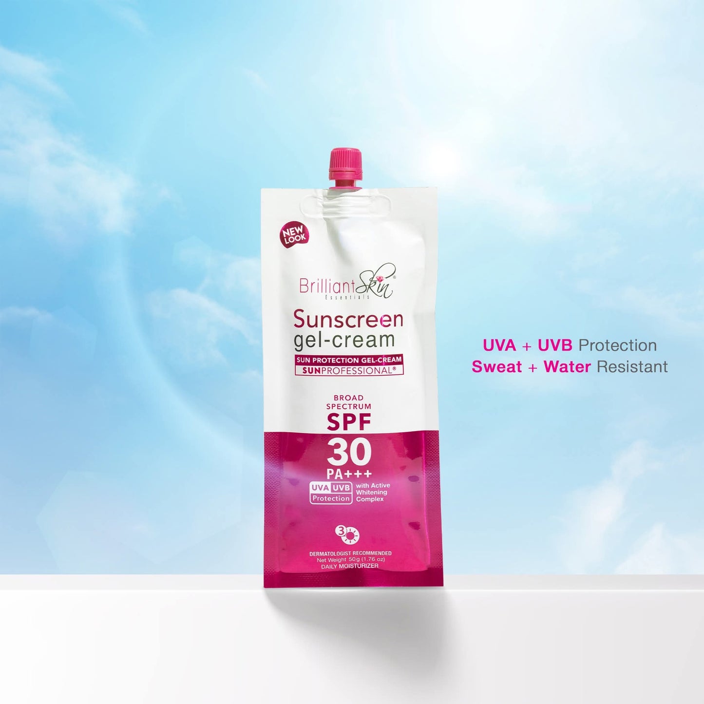Brilliant Skin Essentials Sunscreen Gel-Cream SPF30 50g