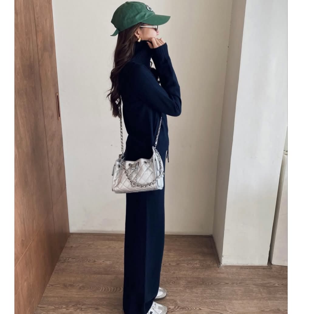 Calf Mini (Genuine Leather) - Silver