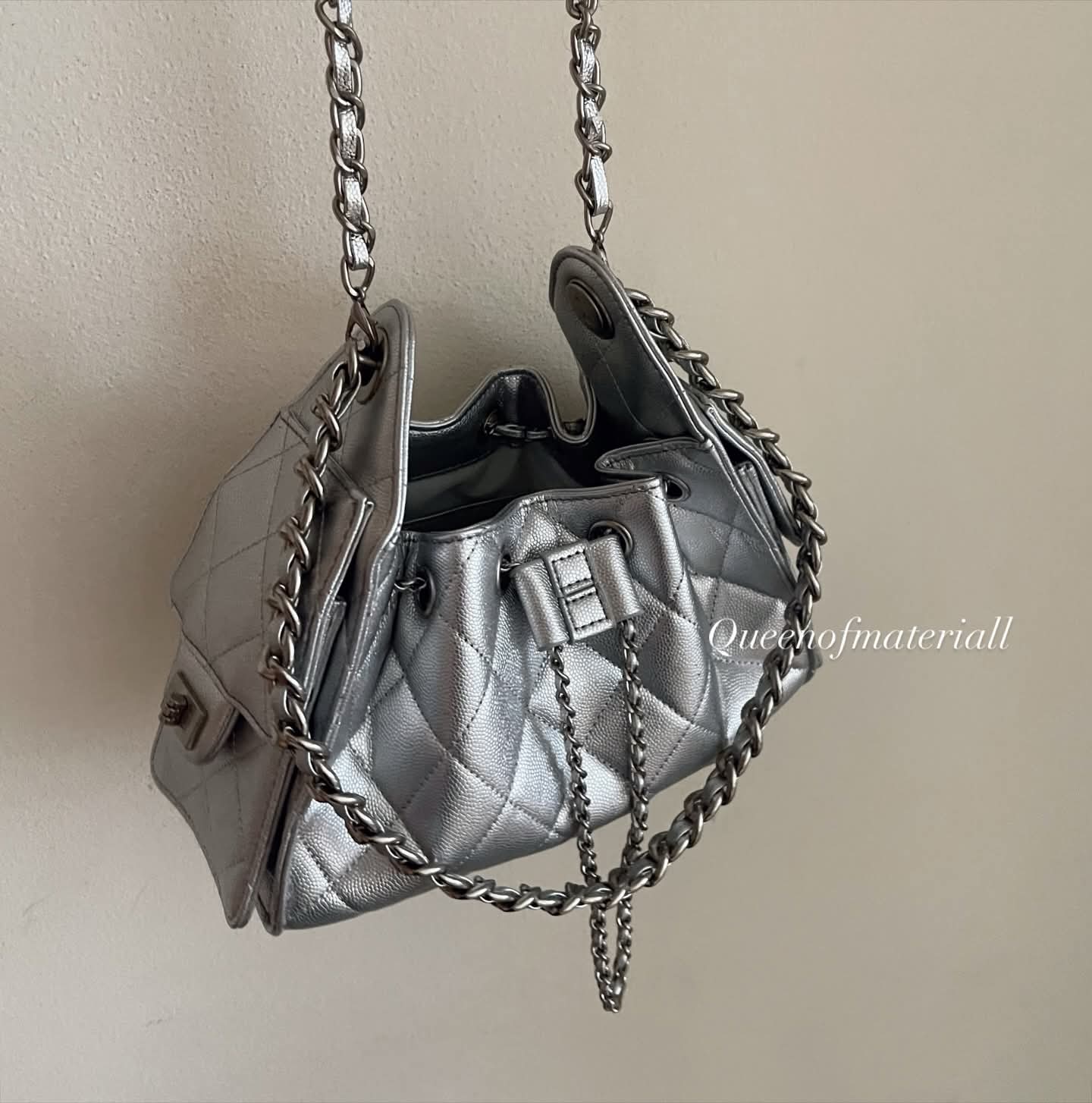 Calf Mini (Genuine Leather) - Silver