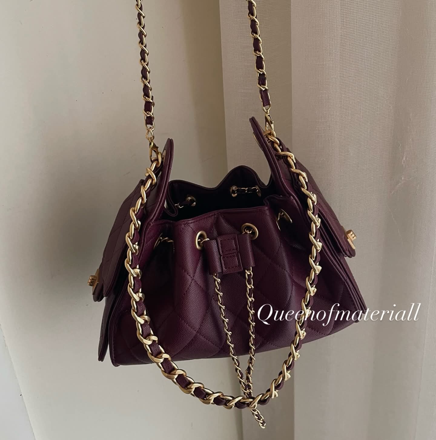 Calf Mini (Genuine Leather) - Burgundy