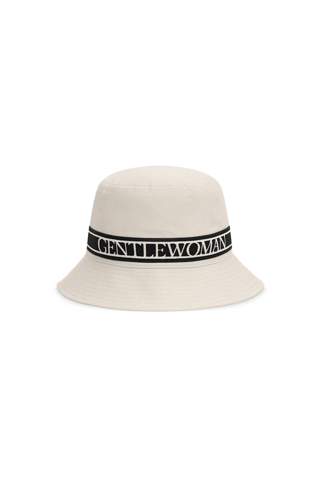 GW Bucket Hat with Black Logo (Cream)