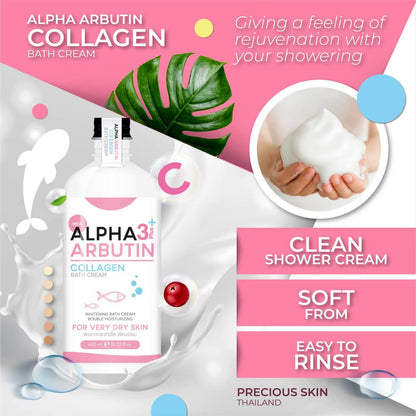 Alpha Arbutin 3 Plus Collagen Bath Cream 350ml