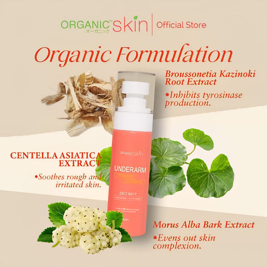 Organic Skin Intensive Whitening Underarm Deo Mist Spray 60ml