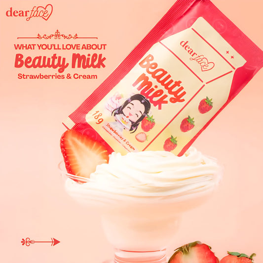 Beauty Milk Ichigo (Strawberry & Cream) Night Drink