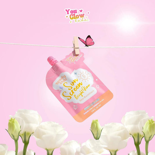 Beauty White Sunscreen Bright Glow SPF50 PA+++ (Choose a Variant)