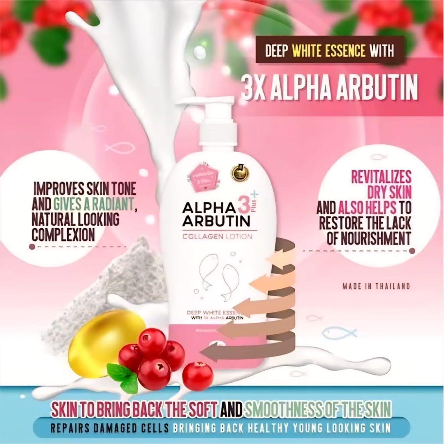Alpha Arbutin 3+ Plus Collagen Body Lotion 500 ml