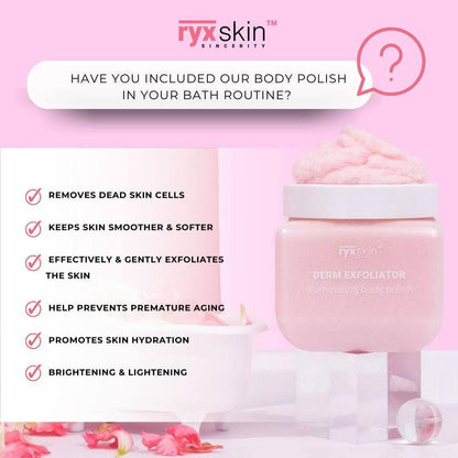 RYX Skin Derma Exfoliator Illuminating Body Polish 370g