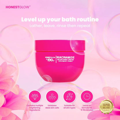 HonestGlow 190 Niacinamide Bleaching Cream
