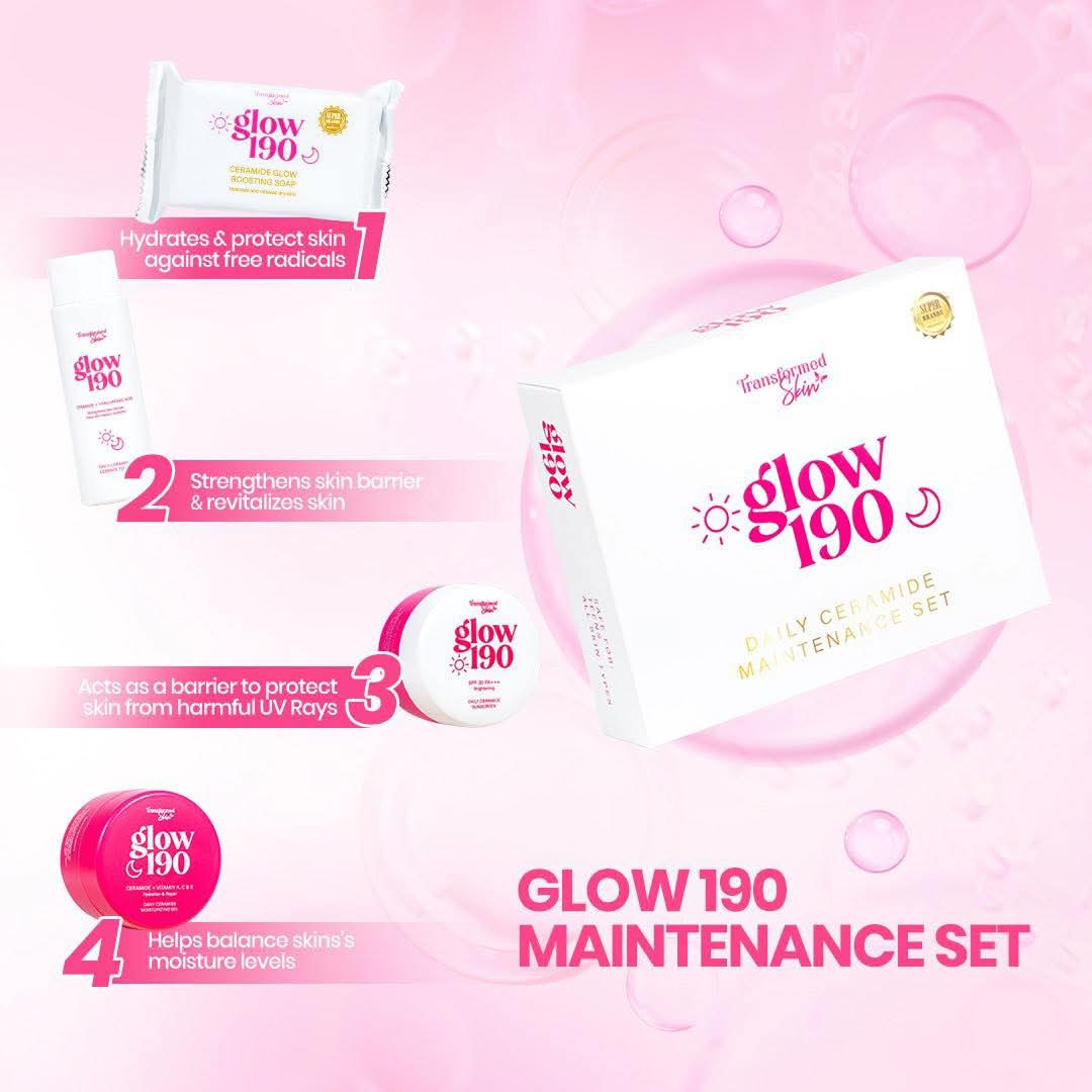 HonestGlow 190 Transformed Skin Daily Ceramide Maintenance Set